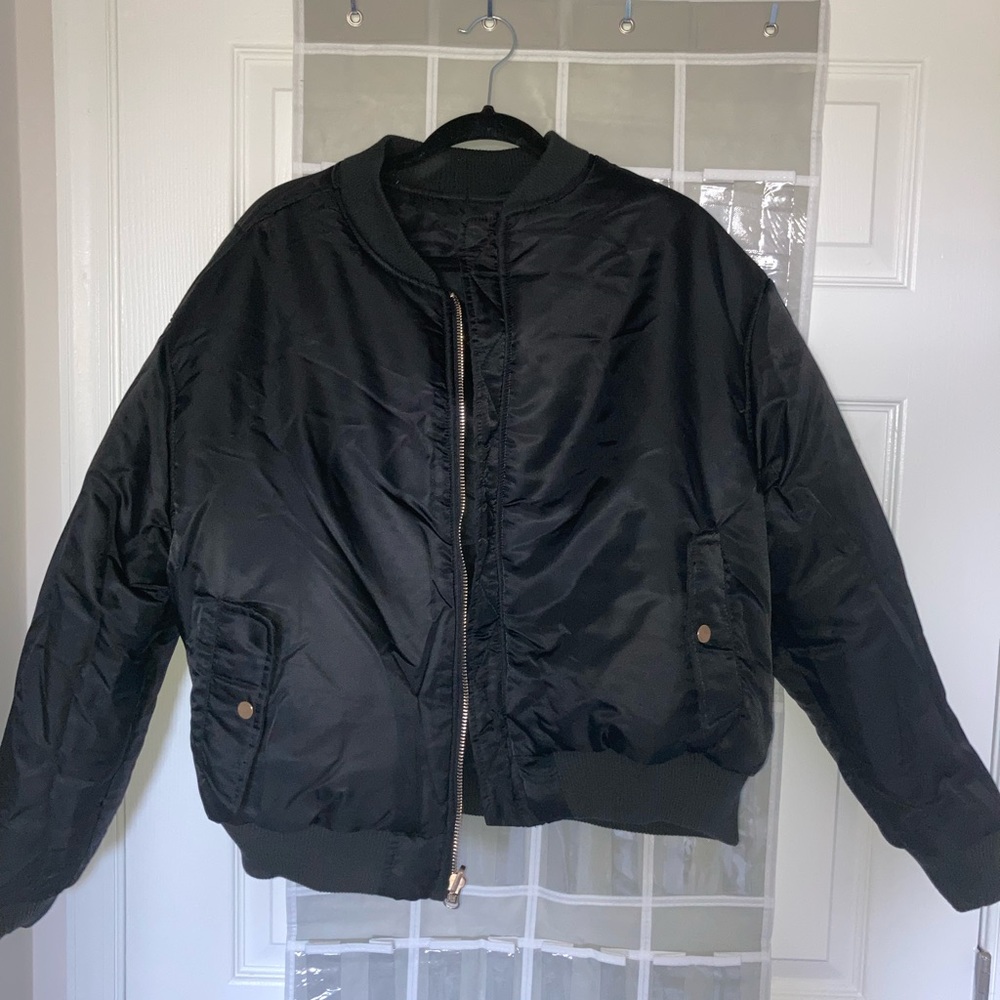 Reversible biker jacket - Picture 3 of 4